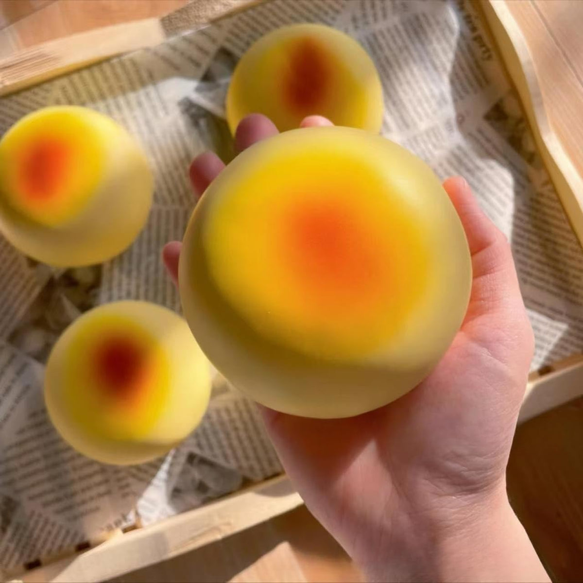 Cream Bun Bread Squishy - 4" Slow Rising Squishy Toys Fidget