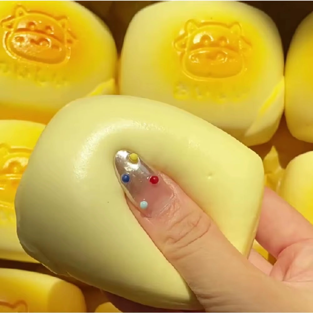 Squishy Simulated Milk Cake Bread Squeeze Toy Super Soft Stress Relief Slow Rising Sensory Fidget Toys for Kids and Adults