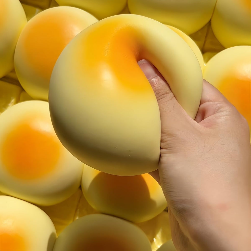 Cream Bun Bread Squishy - 4" Slow Rising Squishy Toys Fidget