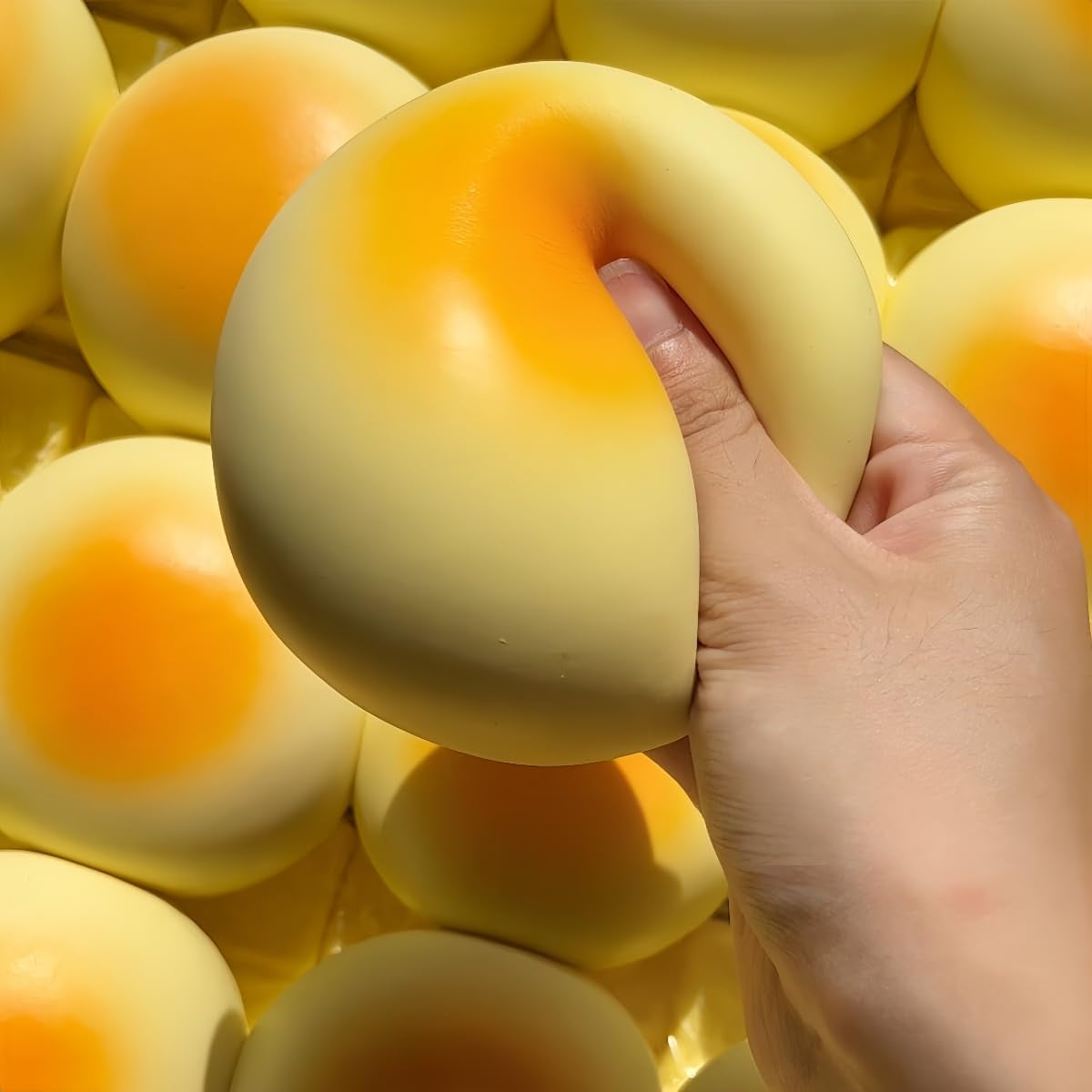 Cream Bun Bread Squishy - 4" Slow Rising Squishy Toys Fidget