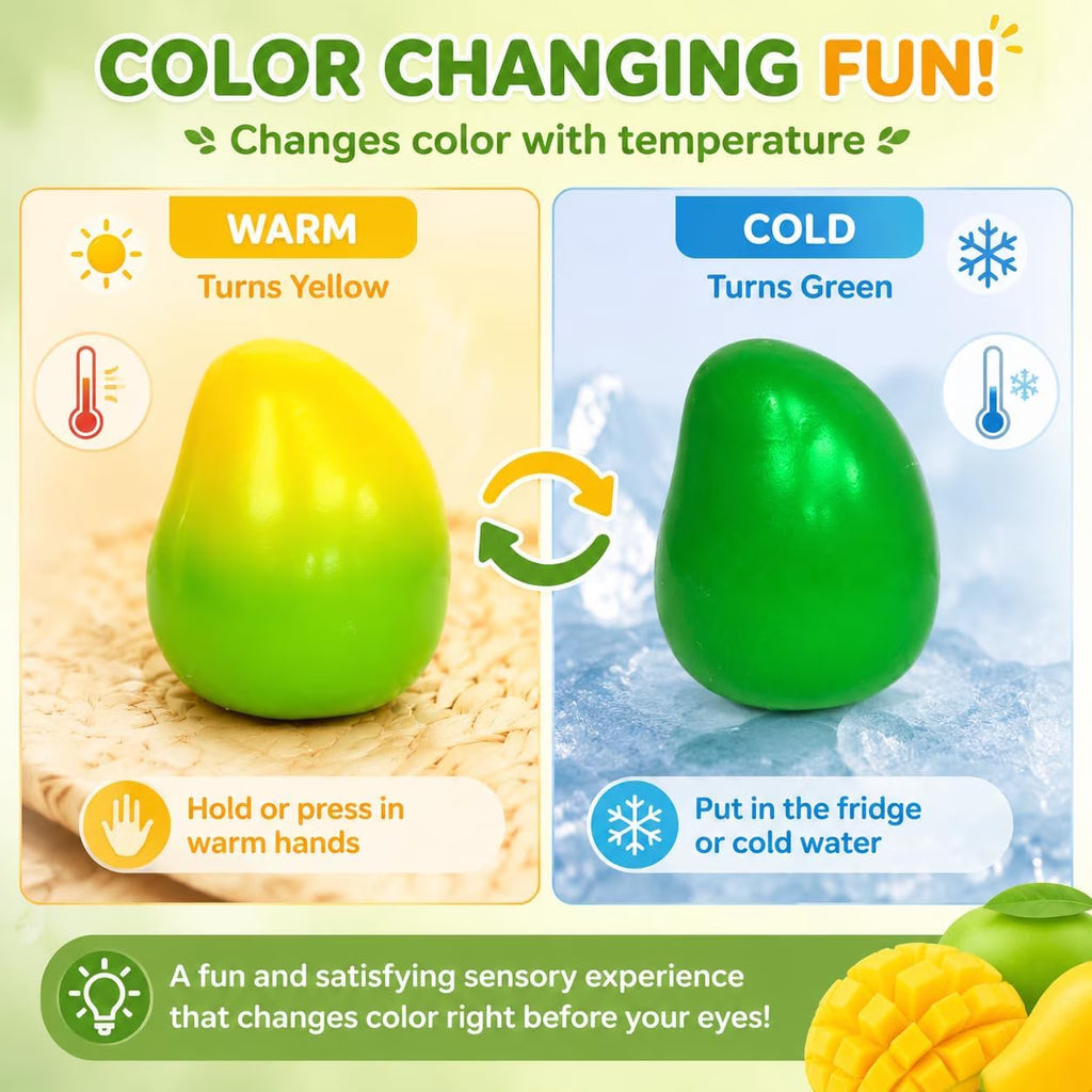 Crunchy Mango Squishy,Color Changing Mango Squishy,Cheese Squishy Stress,Crunchy Pudding Squishy,Ocean Ice Cubes Squishies Toys,Slow Rising Squishing Butter Stick