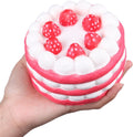 Cake Jumbo Squishies Toy Kawaii Slow Rising Random Color Collectible