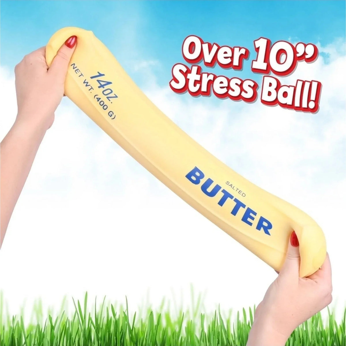 Butter Squishy 14Oz Jumbo Squishy Stick of Butter, 9.8 Inches