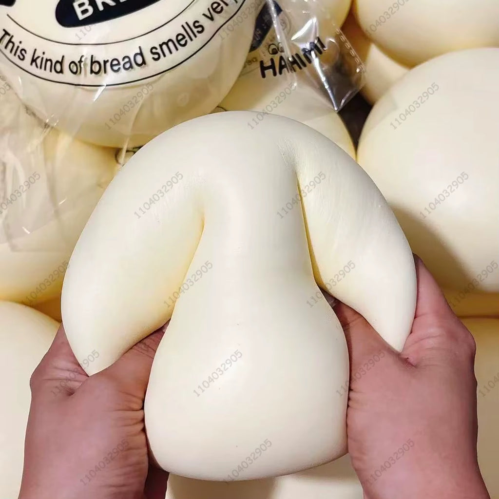 Jumbo Milky Bun Slow Rising Squishy Toy Ultra Moist Dense Giant Milky Bun Thick Clay Texture ASMR Stress Reliever Fidget Toys