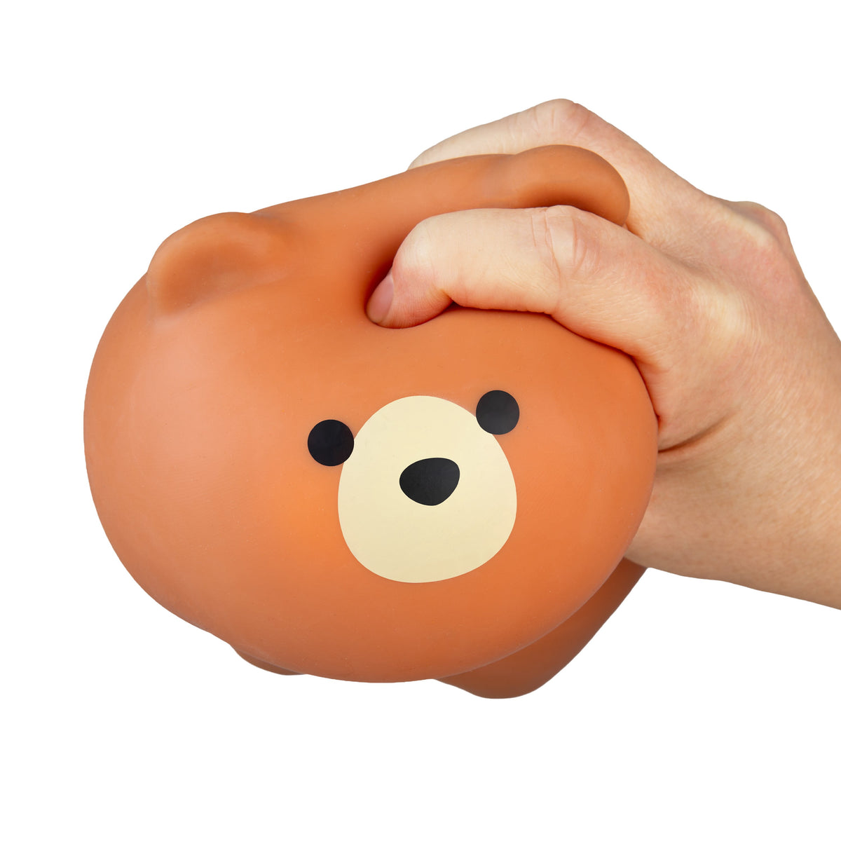 Easy Sqweezy Snugglies Jumbo Squishy Bear - Stretch, Squeeze, Snuggle This Big, Fun, Slow Rising and Extra Soft Toy Pet Bear for Stress Relief - Stretchy and Squishy Fidget Toy for Kids and Adult