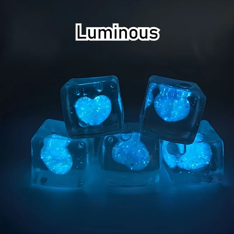 Glowing Heart Squishy Toy