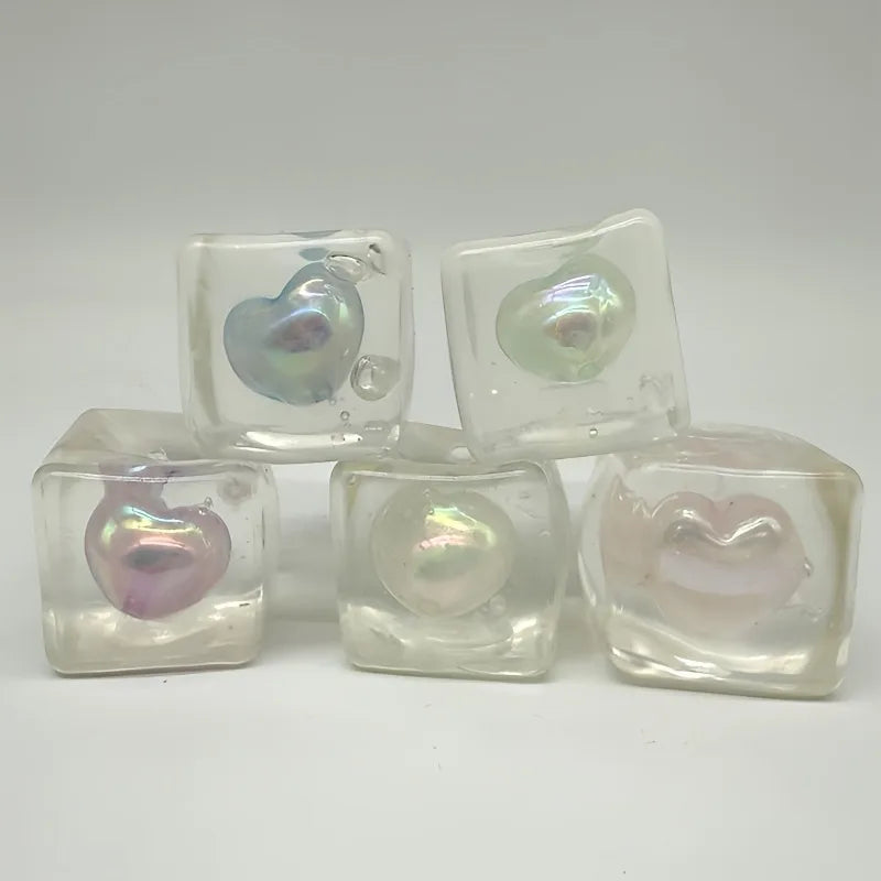 Glowing Heart Squishy Toy