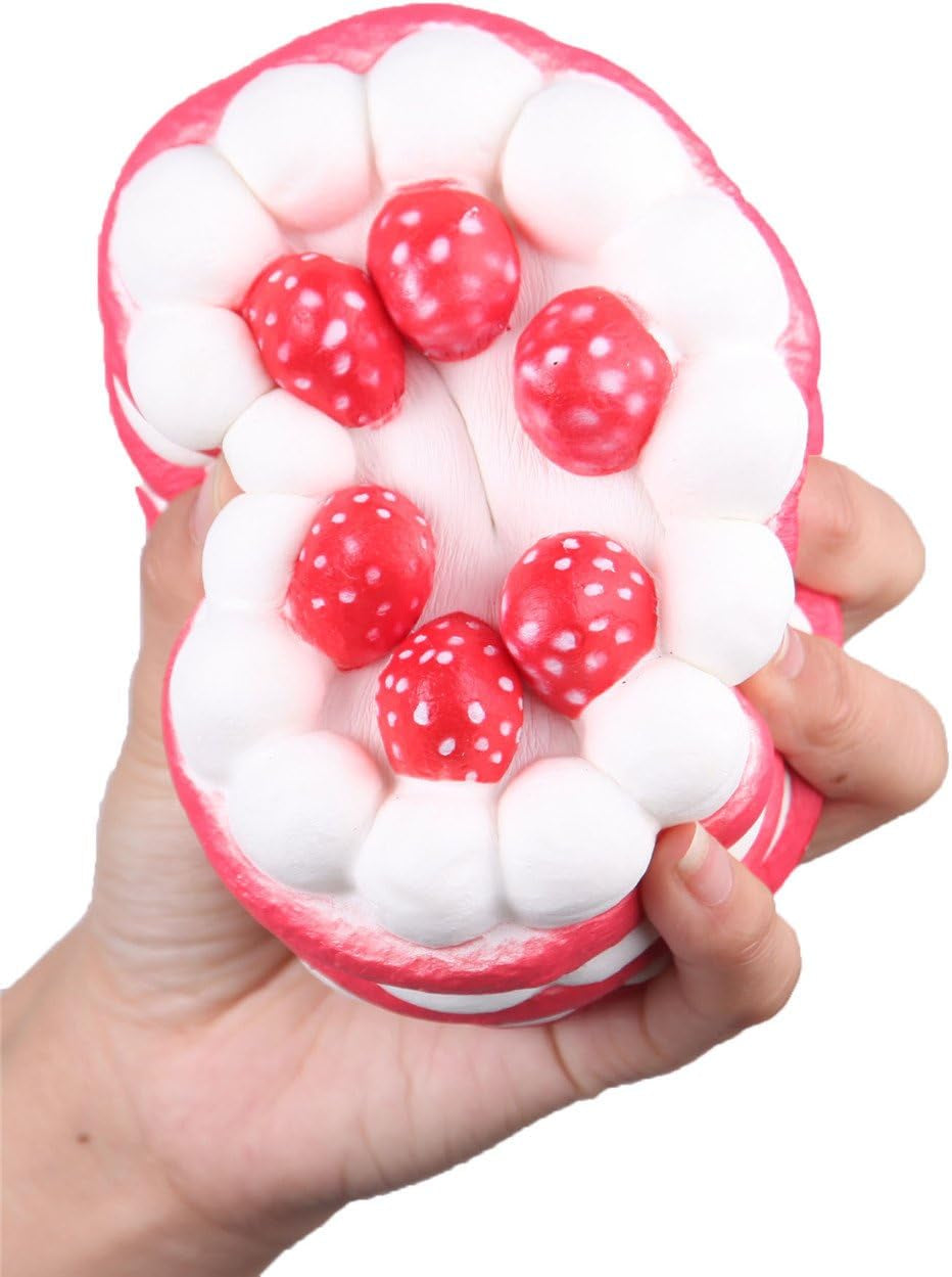 Cake Jumbo Squishies Toy Kawaii Slow Rising Random Color Collectible
