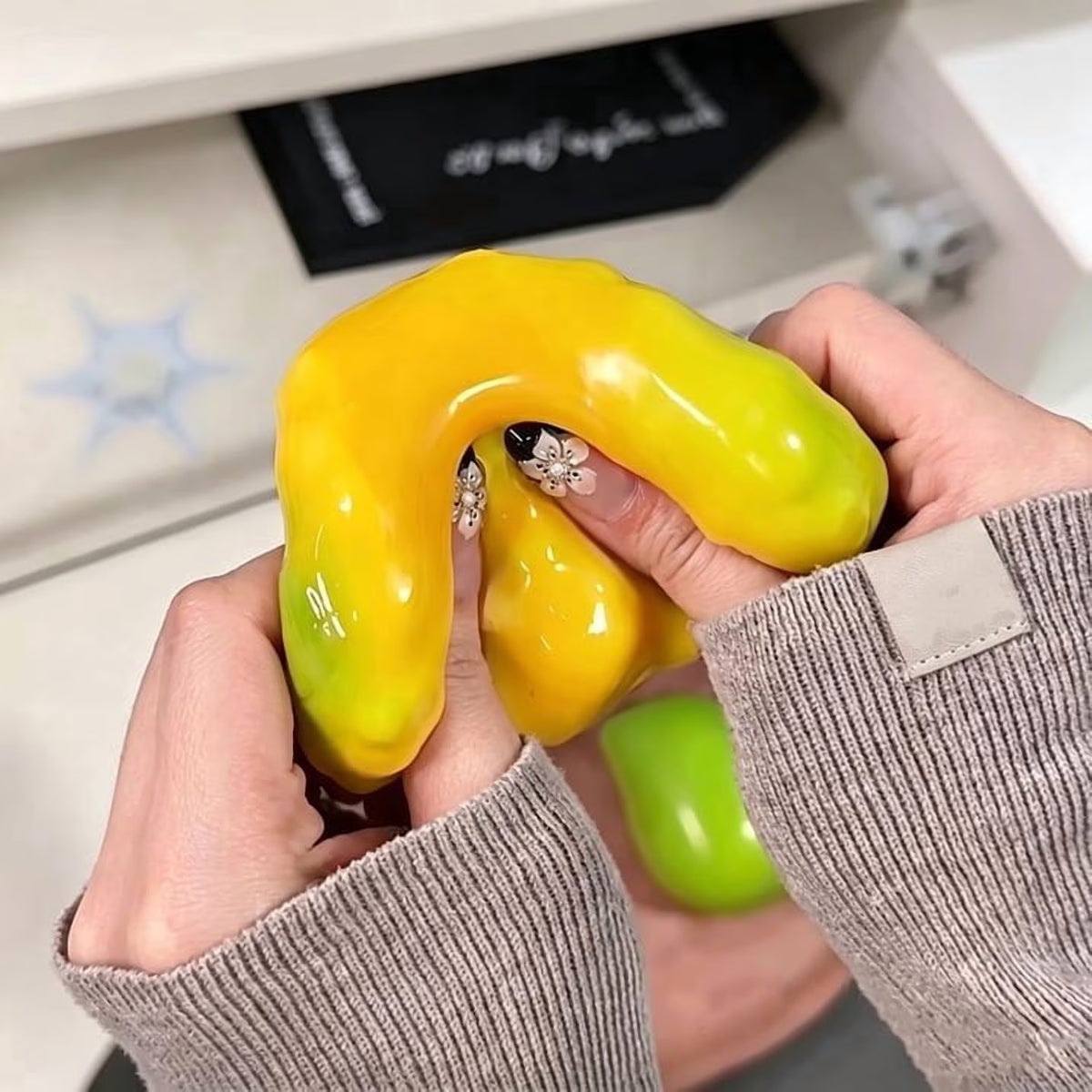 Crunchy Mango Squishy,Color Changing Mango Squishy,Cheese Squishy Stress,Crunchy Pudding Squishy,Ocean Ice Cubes Squishies Toys,Slow Rising Squishing Butter Stick