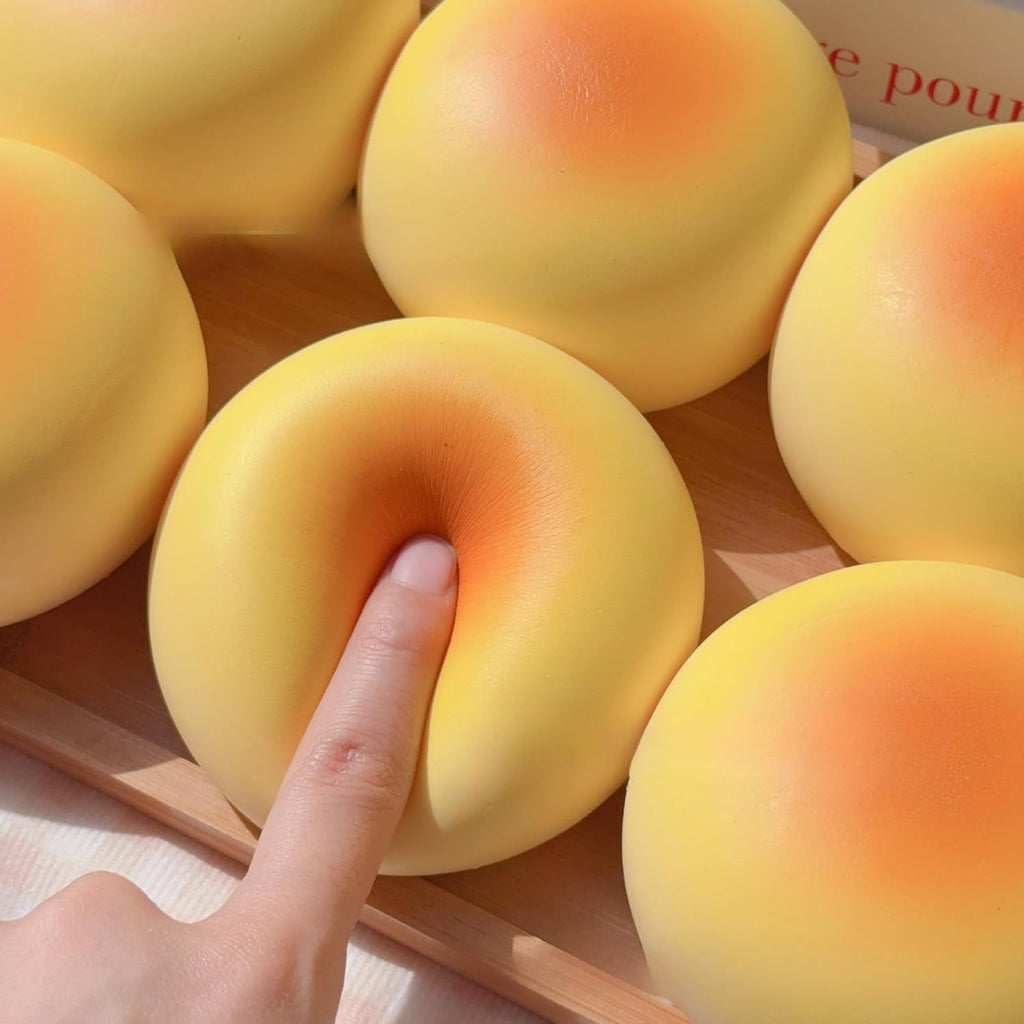 Cream Bun Bread Squishy - 4" Slow Rising Squishy Toys Fidget