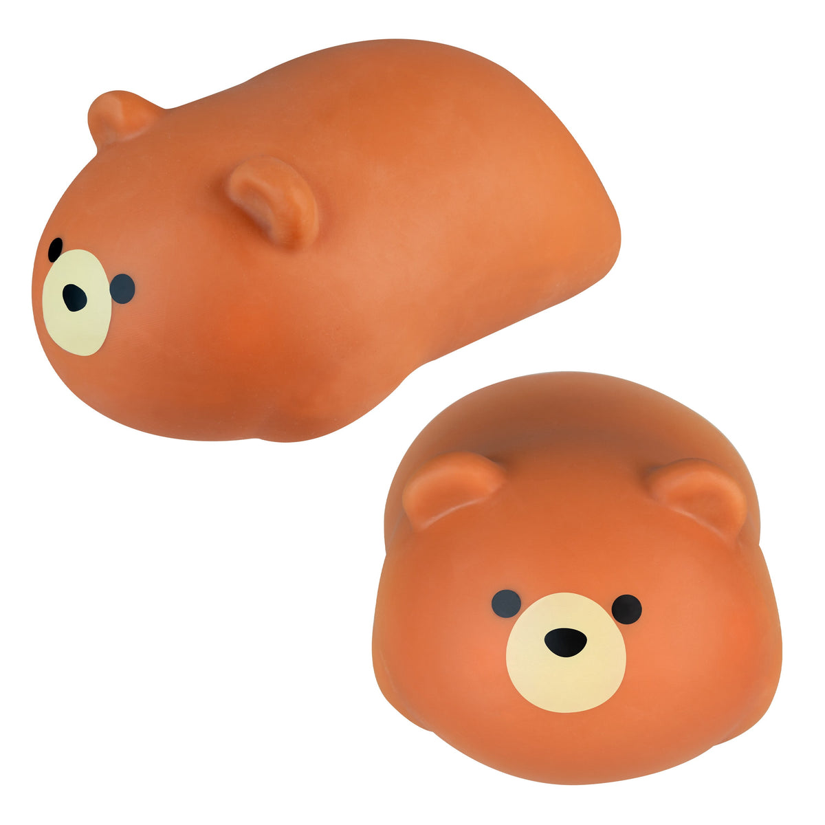 Easy Sqweezy Snugglies Jumbo Squishy Bear - Stretch, Squeeze, Snuggle This Big, Fun, Slow Rising and Extra Soft Toy Pet Bear for Stress Relief - Stretchy and Squishy Fidget Toy for Kids and Adult