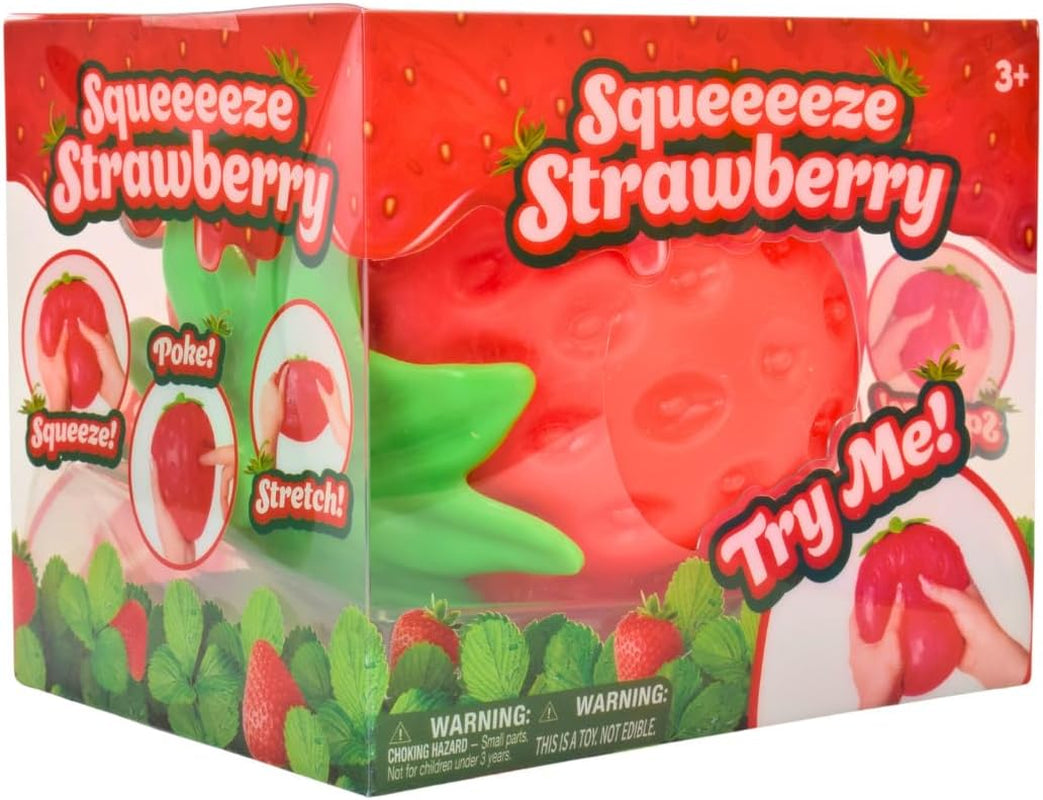 Strawberry Squishy - Jumbo Stress Ball - Ages 3+