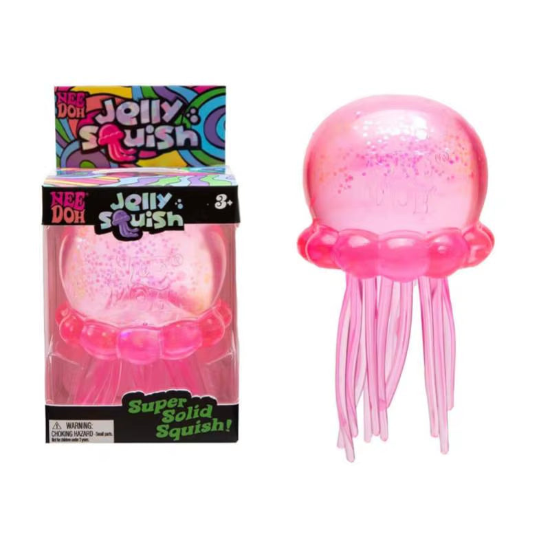 Hot Selling  Needoh Fuzz Ball Jellyfish Squishy Blind Box Soft Squeeze Toy Stress Anxiety Relief Stress Sensory Gift