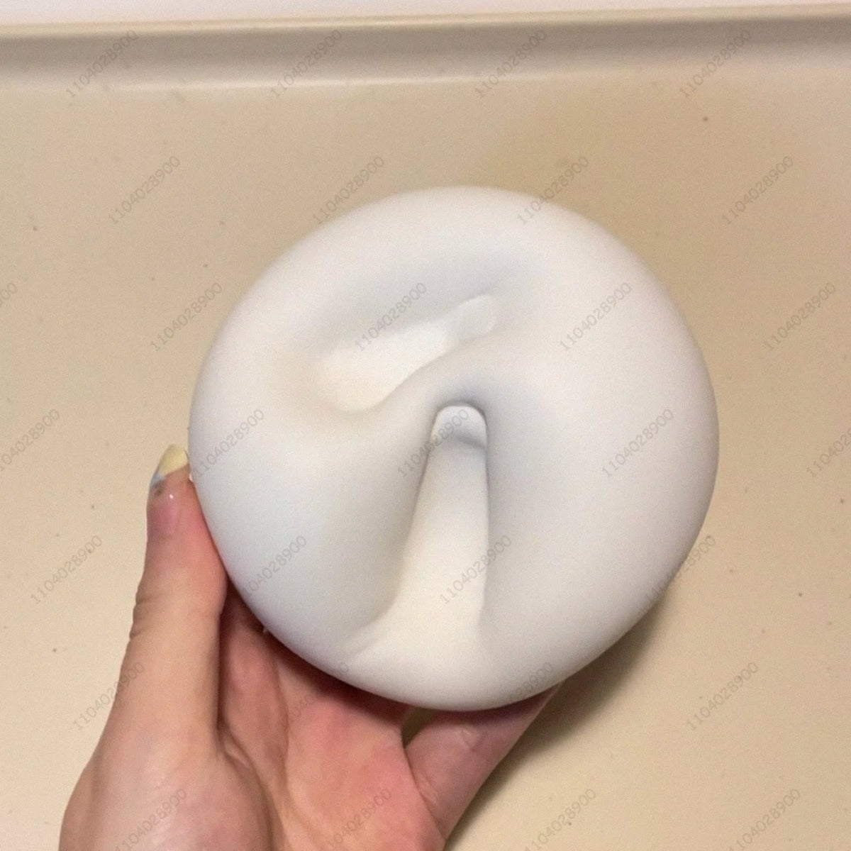 Jumbo Milky Bun Slow Rising Squishy Toy Ultra Moist Dense Giant Milky Bun Thick Clay Texture ASMR Stress Reliever Fidget Toys