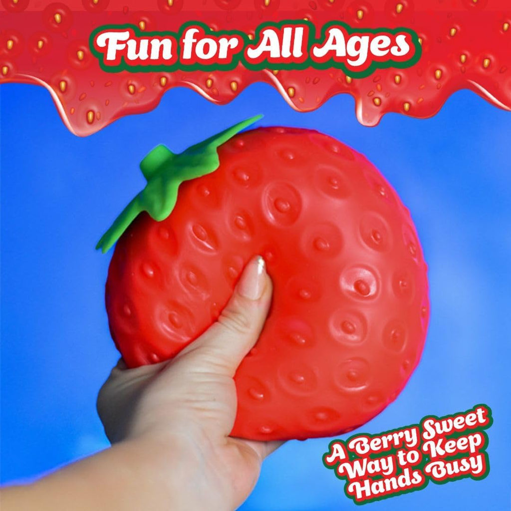 Strawberry Squishy - Jumbo Stress Ball - Ages 3+