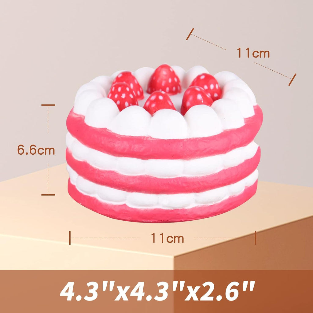 Cake Jumbo Squishies Toy Kawaii Slow Rising Random Color Collectible