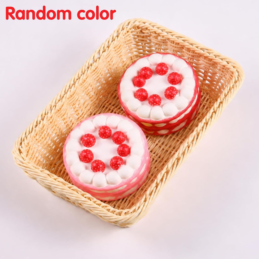 Cake Jumbo Squishies Toy Kawaii Slow Rising Random Color Collectible