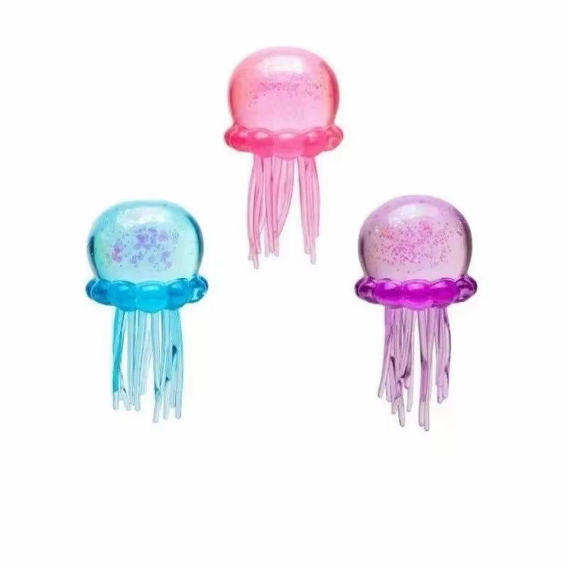 Hot Selling  Needoh Fuzz Ball Jellyfish Squishy Blind Box Soft Squeeze Toy Stress Anxiety Relief Stress Sensory Gift