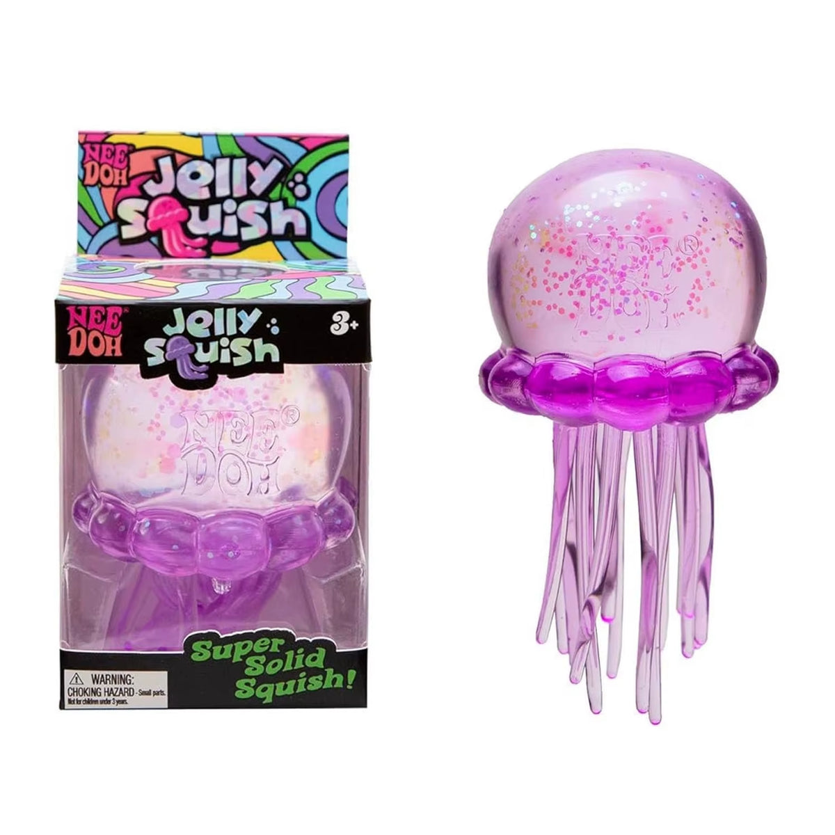 Hot Selling  Needoh Fuzz Ball Jellyfish Squishy Blind Box Soft Squeeze Toy Stress Anxiety Relief Stress Sensory Gift