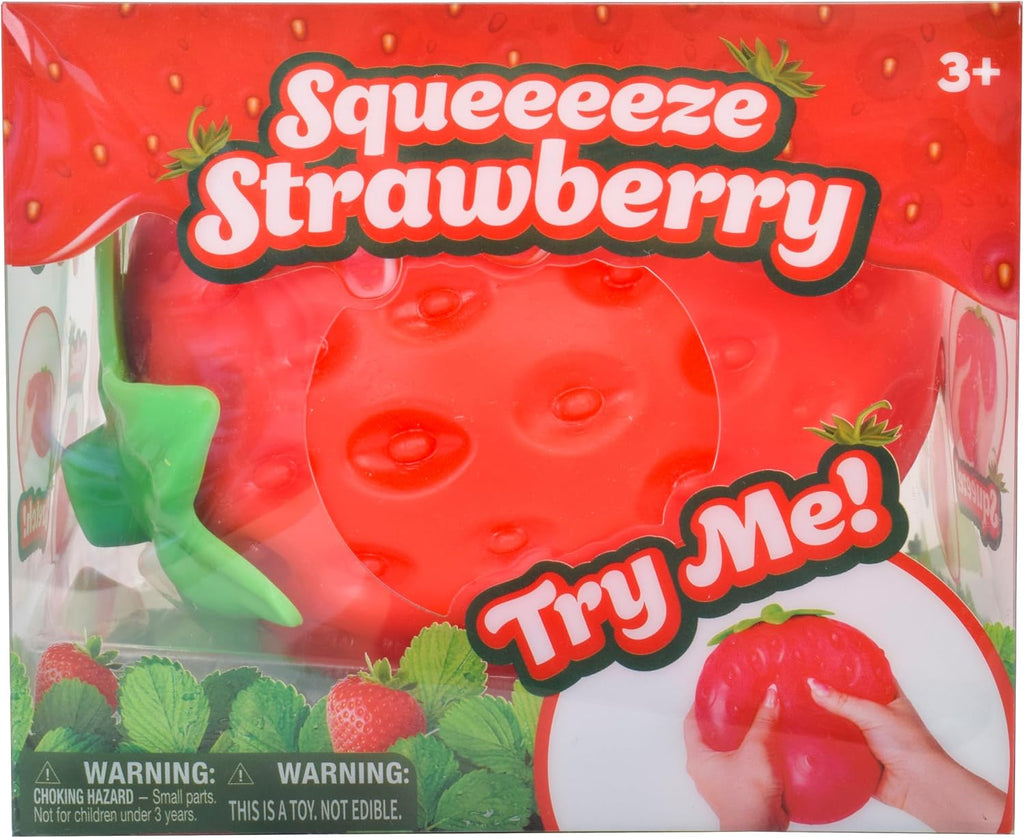 Strawberry Squishy - Jumbo Stress Ball - Ages 3+