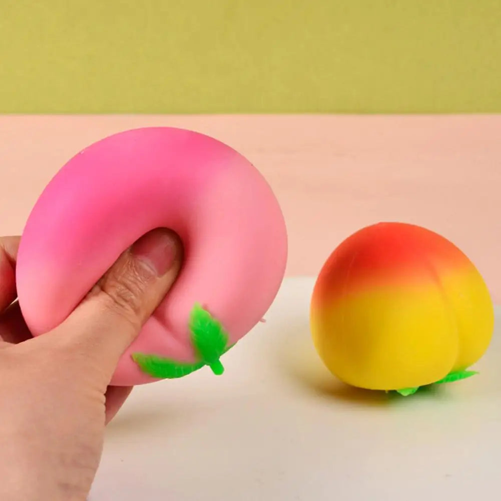 Soft Peach Fruit Squishy Toy Slow Rising Stress Relief for Kids & Adults Slow Rising Stress Relief Fidget Toy Novelty Gifts