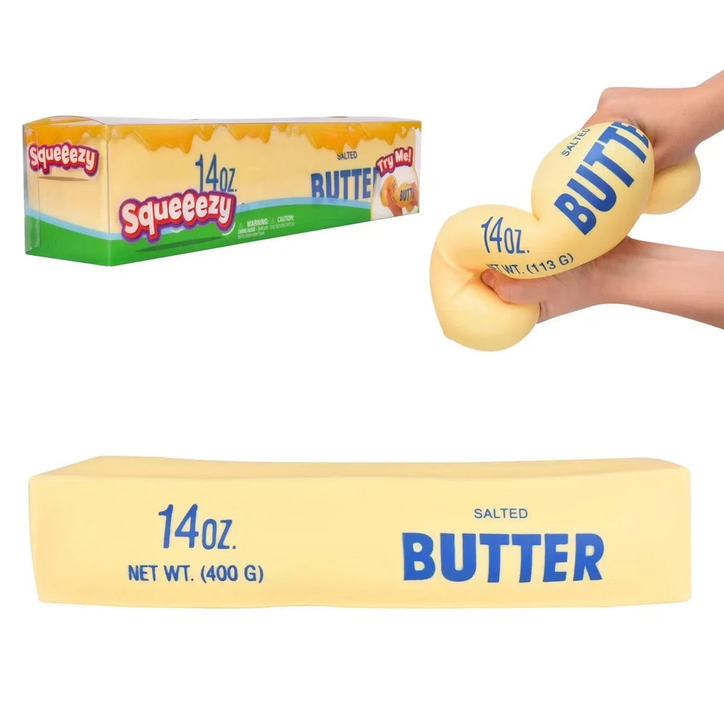 Butter Squishy 14Oz Jumbo Squishy Stick of Butter, 9.8 Inches